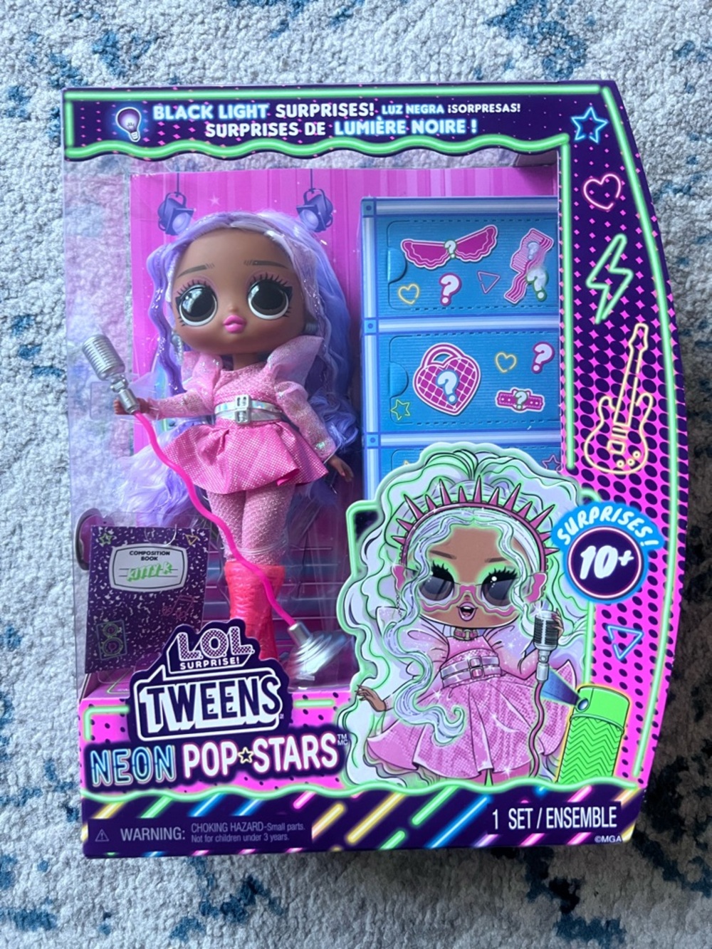 L.O.L. Surprise! Tweens Neon Pop-Stars Doll - Pink & Purple Outfit